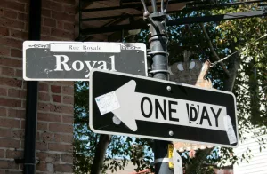 A One-Way sign altered to say One-Day. Comically, depicting the need to stop procrastinating.